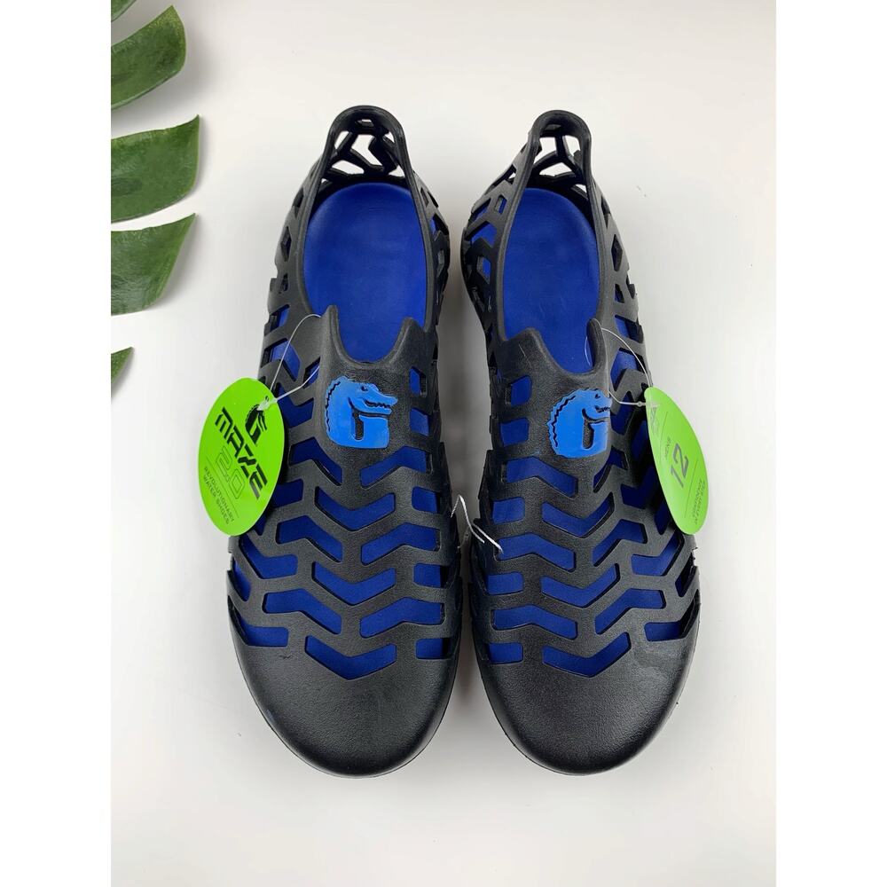New Gator Waders Maze 2.0 Water Shoes Black Blue Men's 12